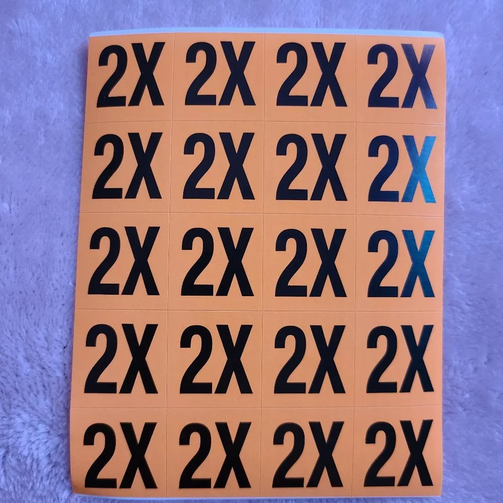 240 Color Coded Clothing Label Stickers 1
